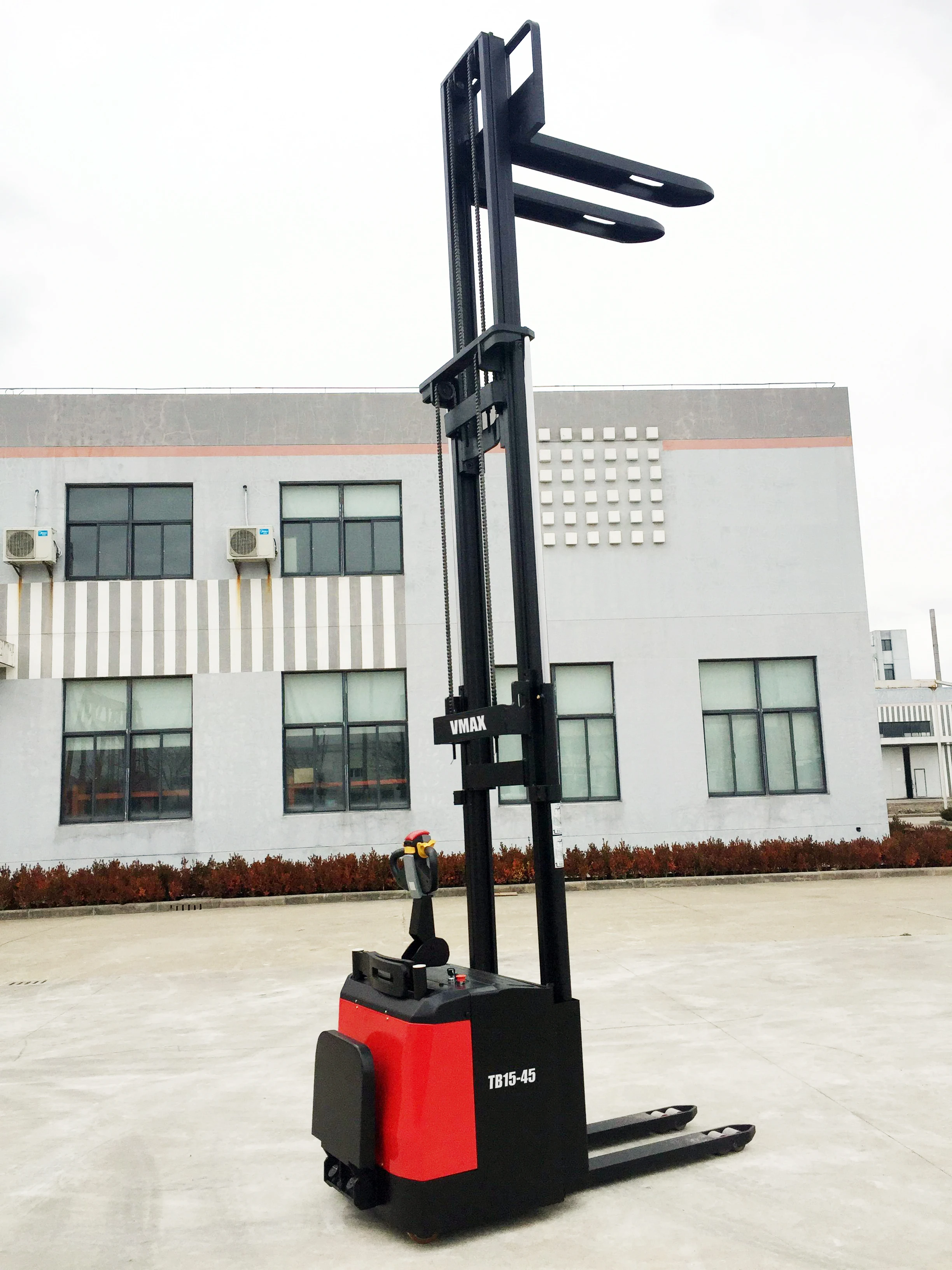 Lifting Stacker 0.5 Ton 1 Ton 500 Kg 1000 Kg Semi Full Electric Self Loading Forklift With Single Mast