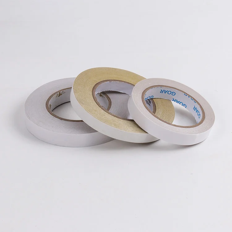China Manufacturer Adhesive Glue Double Faced Adhesive  white and yellow glue Tape