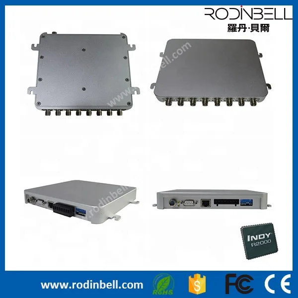 New Version 8-channel UHF RFID Reader Fixed Battery Powered RFID Reader For Retail Management
