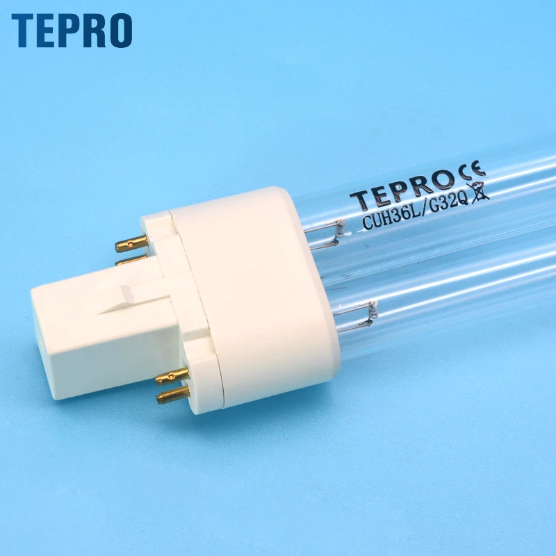 CUH36L/G23 Stable Performance Quartz Tube H Type Uv Germicidal Sterilizing Lamp For Air Purification And Aquarium