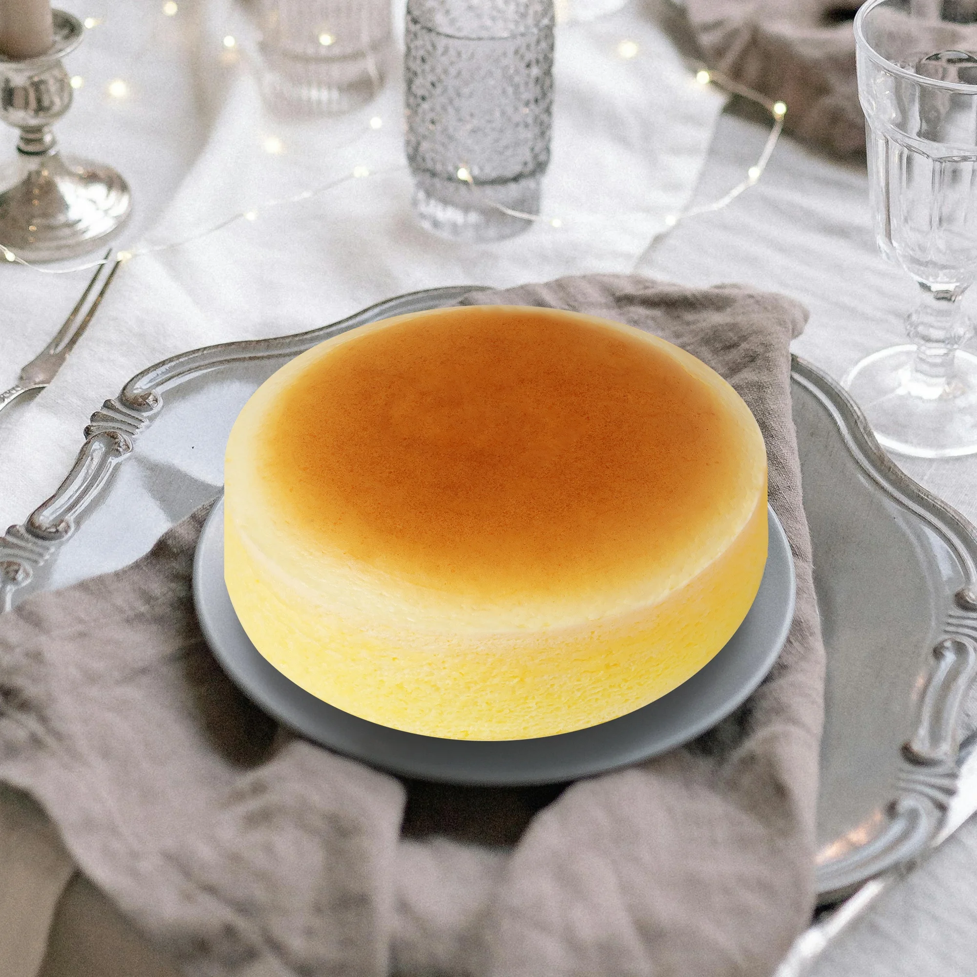 High Grade New Design E-commerce French freezingFrozen cake Health and Safety 8-inch light cheese cheese cake