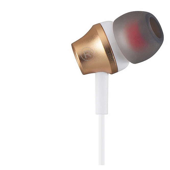 Factory direct sale 3.5mm nickel-plated plug metal earphone