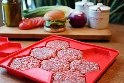 Reusable Silicone Burger Master Burger Press and Freezer Container