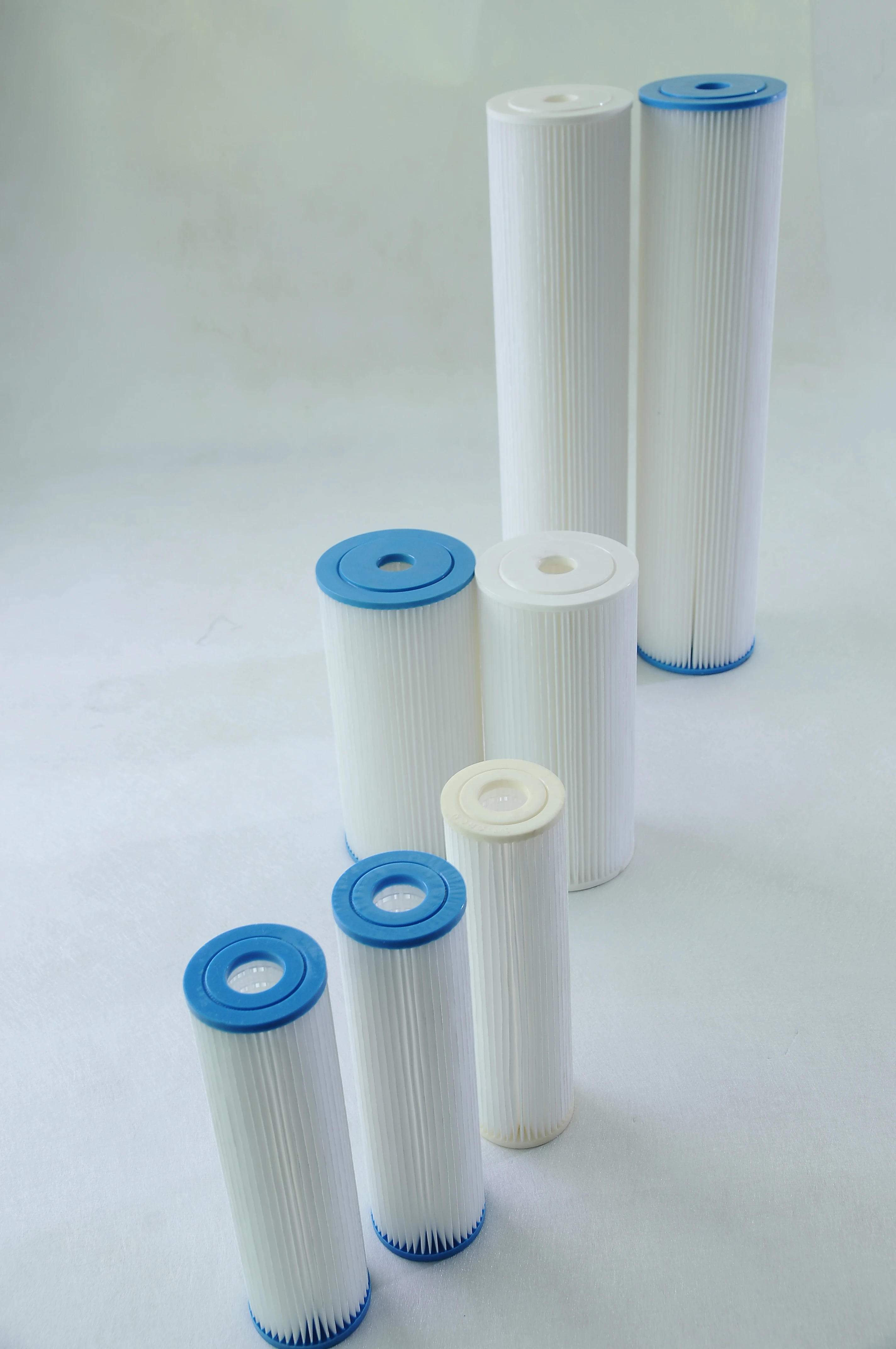 PET/PP Water Filter Pleated  Cartridge 10 Inch 5 Micron Filter Element For Water Purifier And Food And Beverage