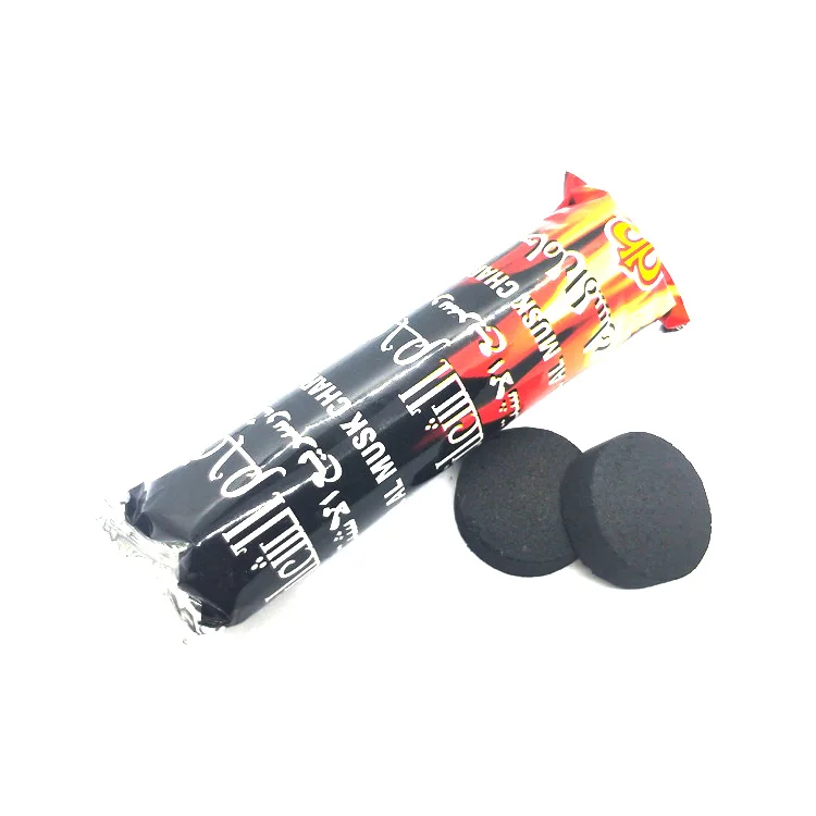 Gold Supplier Recommendation Arab coconut round black shisha charcoal
