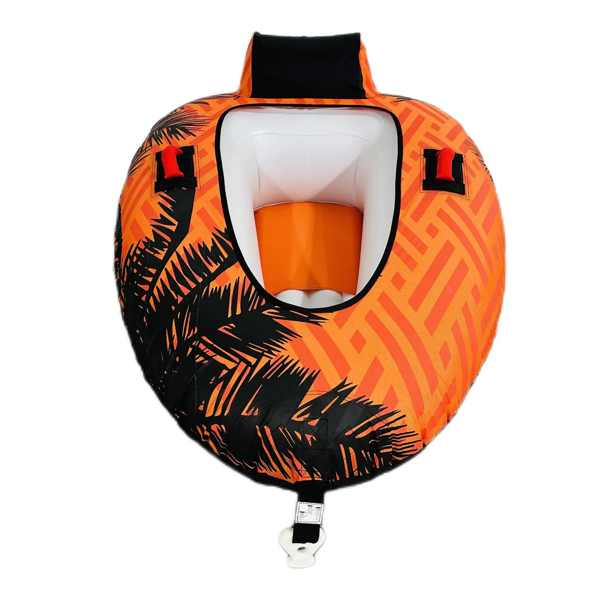 1 Safety inflatable boat tube and tug water sports tug row surf tug tube boat pull pipe