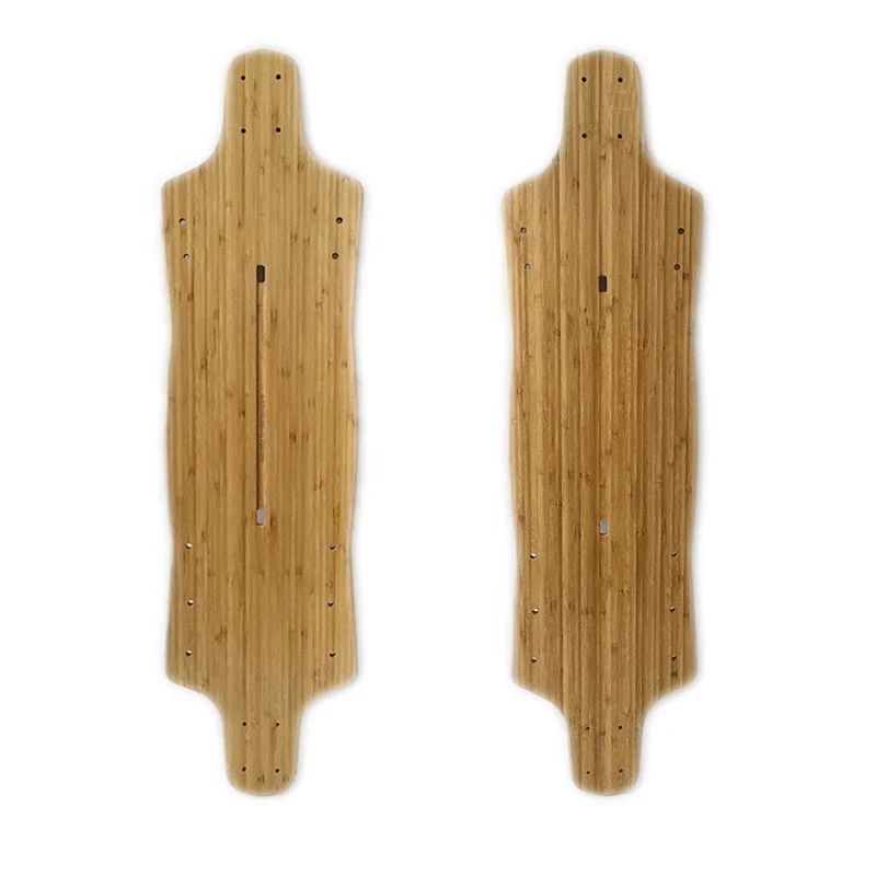 Wholesale custom blank bamboo  electric skateboard deck