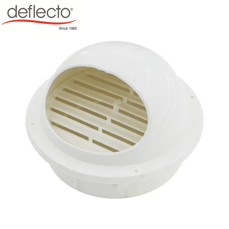 Outlet Wall Vent Cap Plastic White Duct Vent Dome White Ventilation Exhaust Grille Air Vent Grille Ducting