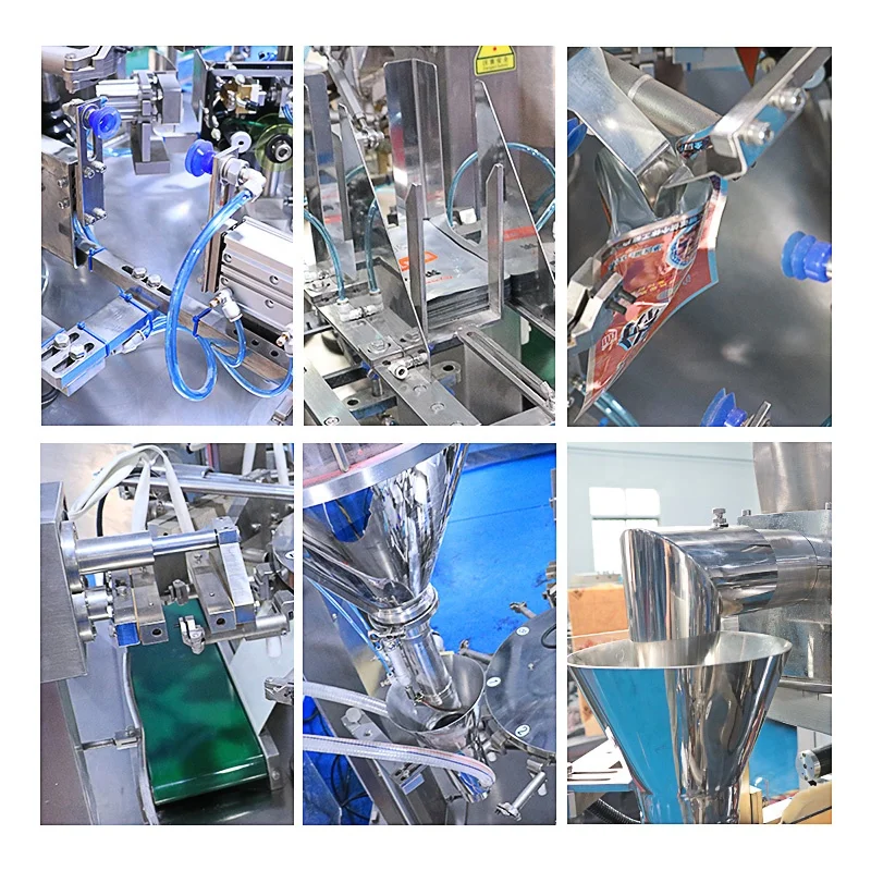 Ziplock Bag Stand Up Zipper Pouch Spice Packaging Machines Emballage Pepper Spices Powder Fill Seal Doypack Packing Machine