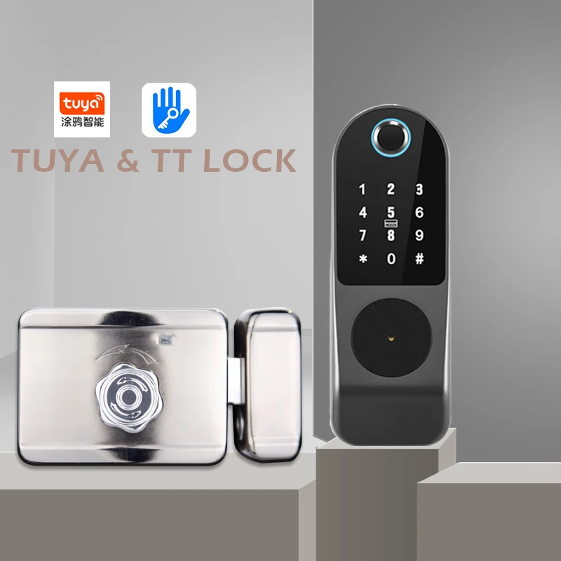
combination lock tuya smart door lock face recognition fingerprint lock with 