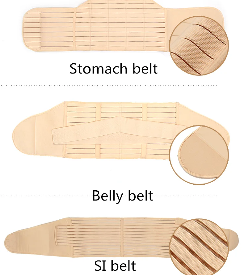 3 In 1 Abdominal Waist Tummy Belt Maternity Postpartum Back Support Belt For Women Postpartum Recovery