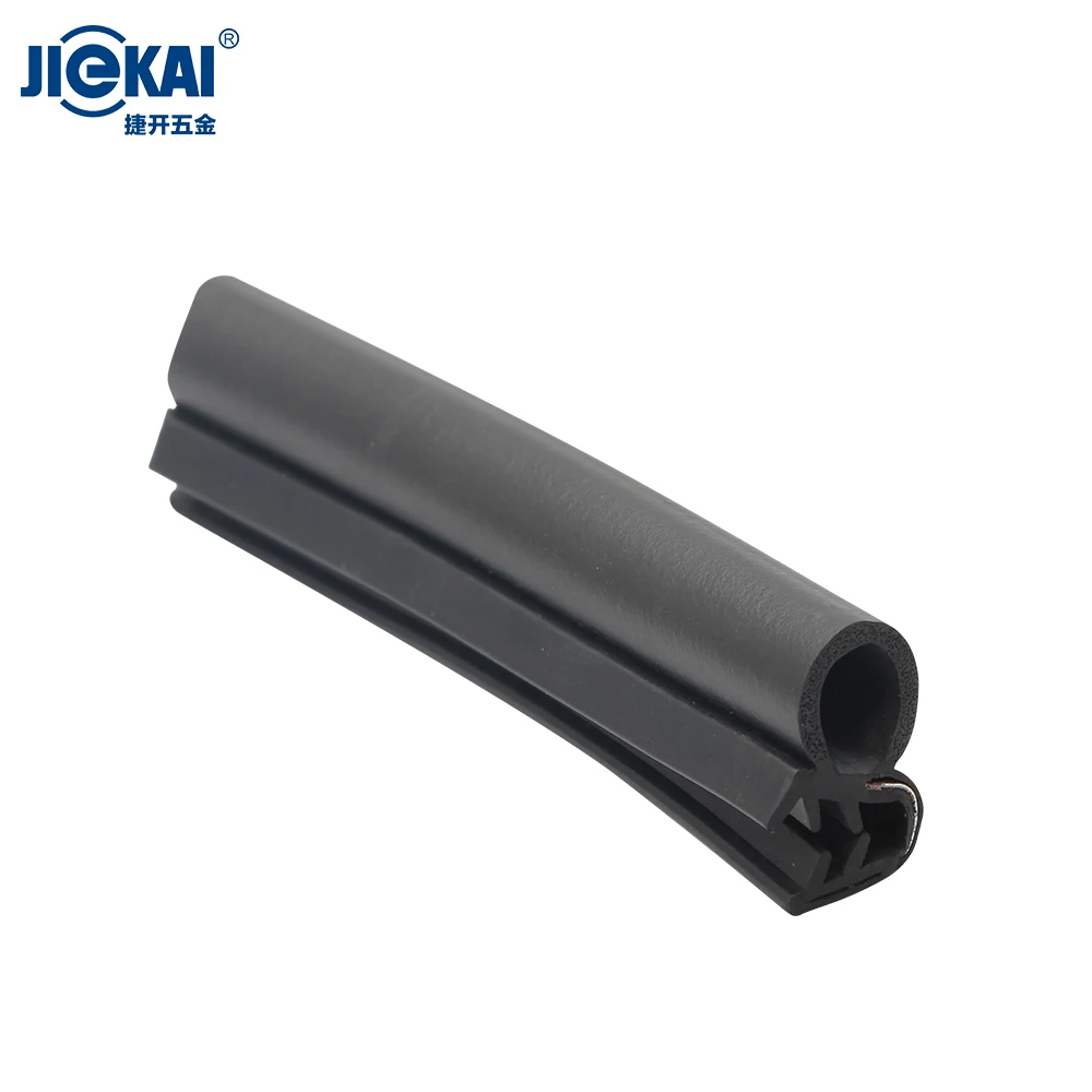 Any Shape MFT1015 Auto Rubber Trim Seal Car Door Weather Strip with Steel Bone Rubber Seal Strip