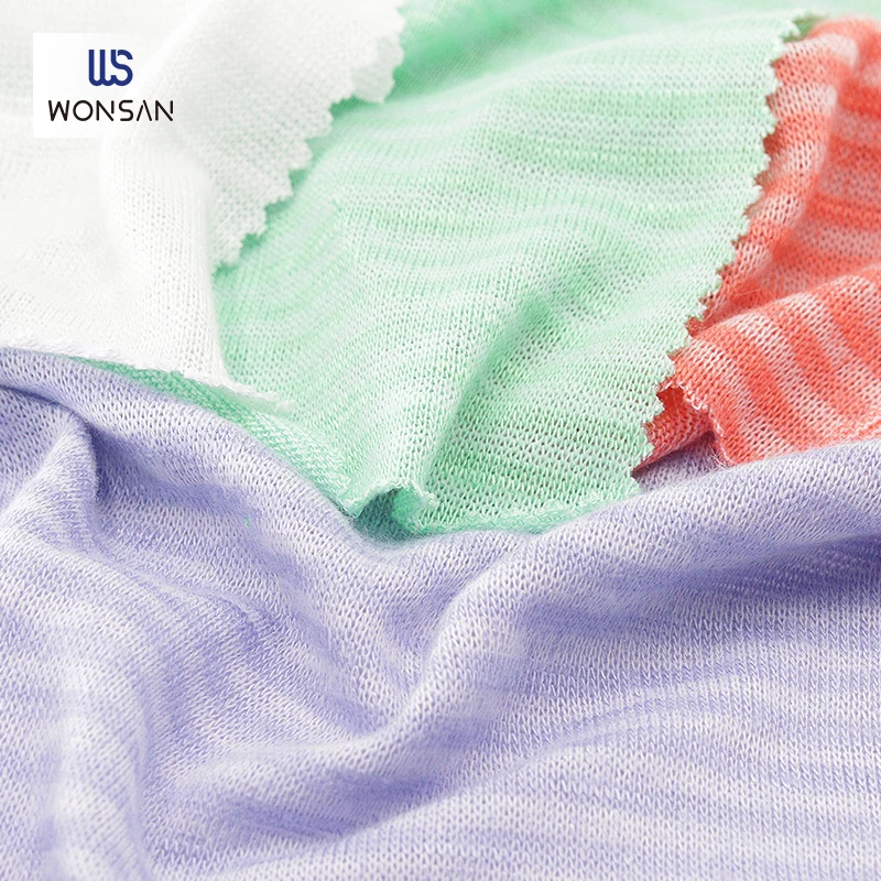 Толстая полосатая пряжа, окрашенная нитью, трикотажная ткань, вискоза, полиэстер, спандекс, трикотажная ткань, модная женская одежда, ткани