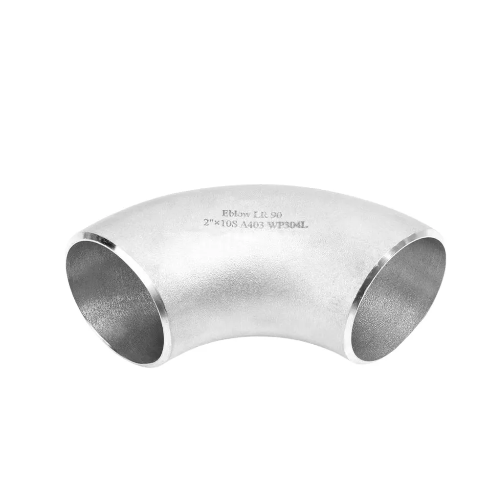 304 304l Stainless Steel 1.5 Inch 1/2 Elbow Steel 90 Degree Short Radius Butt Welding Pipe Elbow
