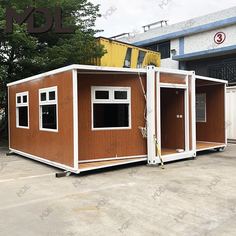 2 спальни 20 футов 40 модульный складной раздвижной контейнерный дом с унитазом ванной