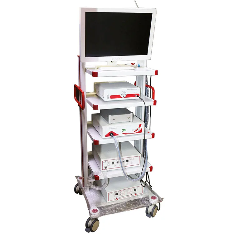 Medical Laparoscopic Electrosurgical Laparoscopetsurgery Endoscope Complete Set with Endoscope Camera and LED Light Source