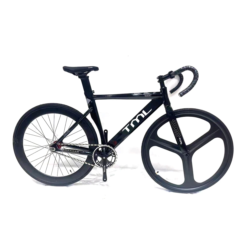Factory Sale Black White Blue Grey Yellow Adults Fixed Gear Bike Bicycle Aluminium Fixie Frame Fixed Gear Bike