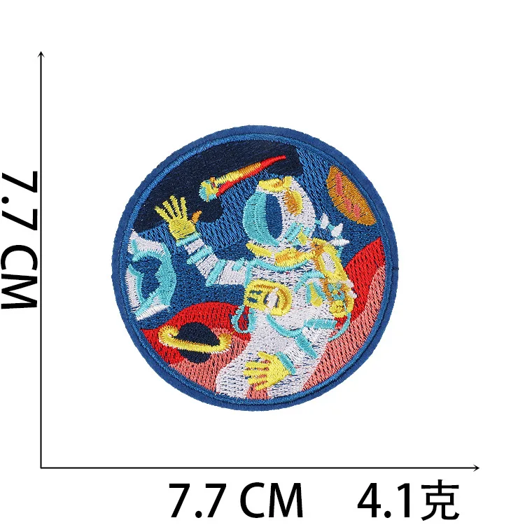 Lucky Girl Okay DIY Patches Embroidery For T-Shirt Iron On Appliques Clothes Jeans Stickers Badges Parche Japanese Fish