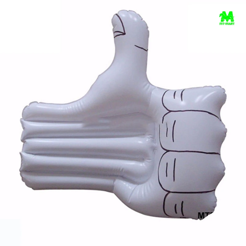 PVC Inflatable Finger Promotion Inflatable Hand Custom Printing Inflatable Hand For Sports Cheering