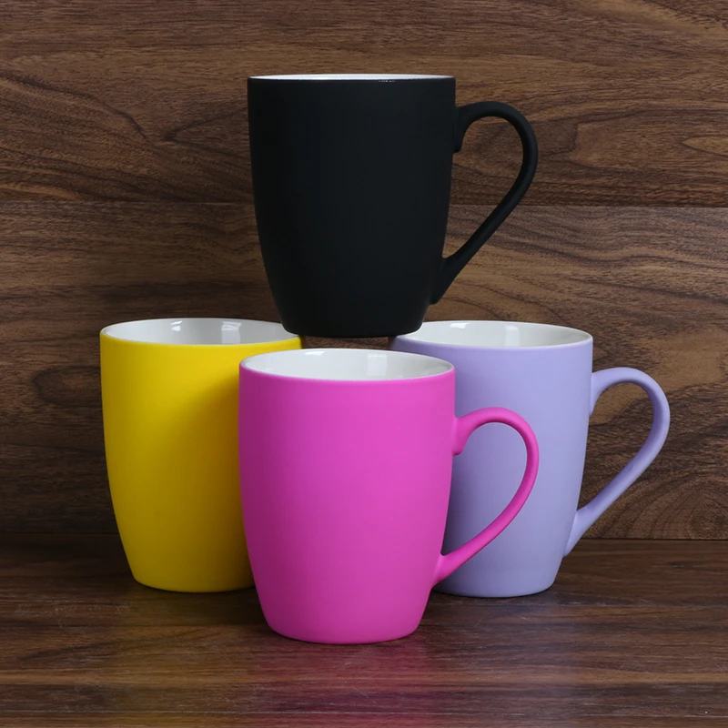 custom logo matte colorful vivid offer color glazed ceramic porcelain mug coffee cup