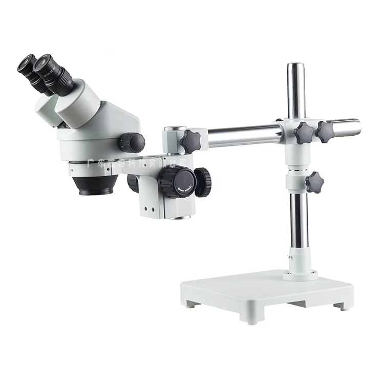 
Jinuosh STL1 Binocular Zoom Without Light Source Single Arm Boom Stand Zoom Stereo Microscope 