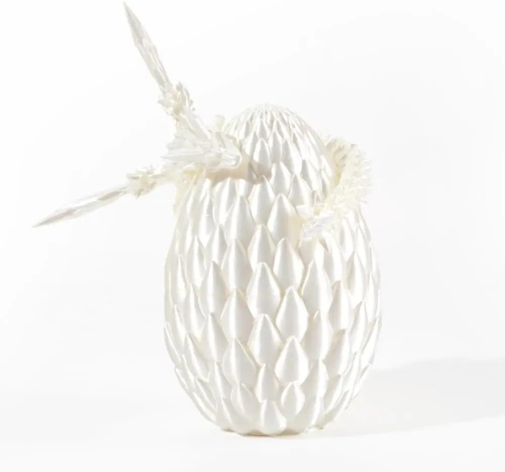 Creative Hot Play 3D Printed Dragon Egg Dinosaur Kid Toy Laser Color Jewel Dragon Decoration