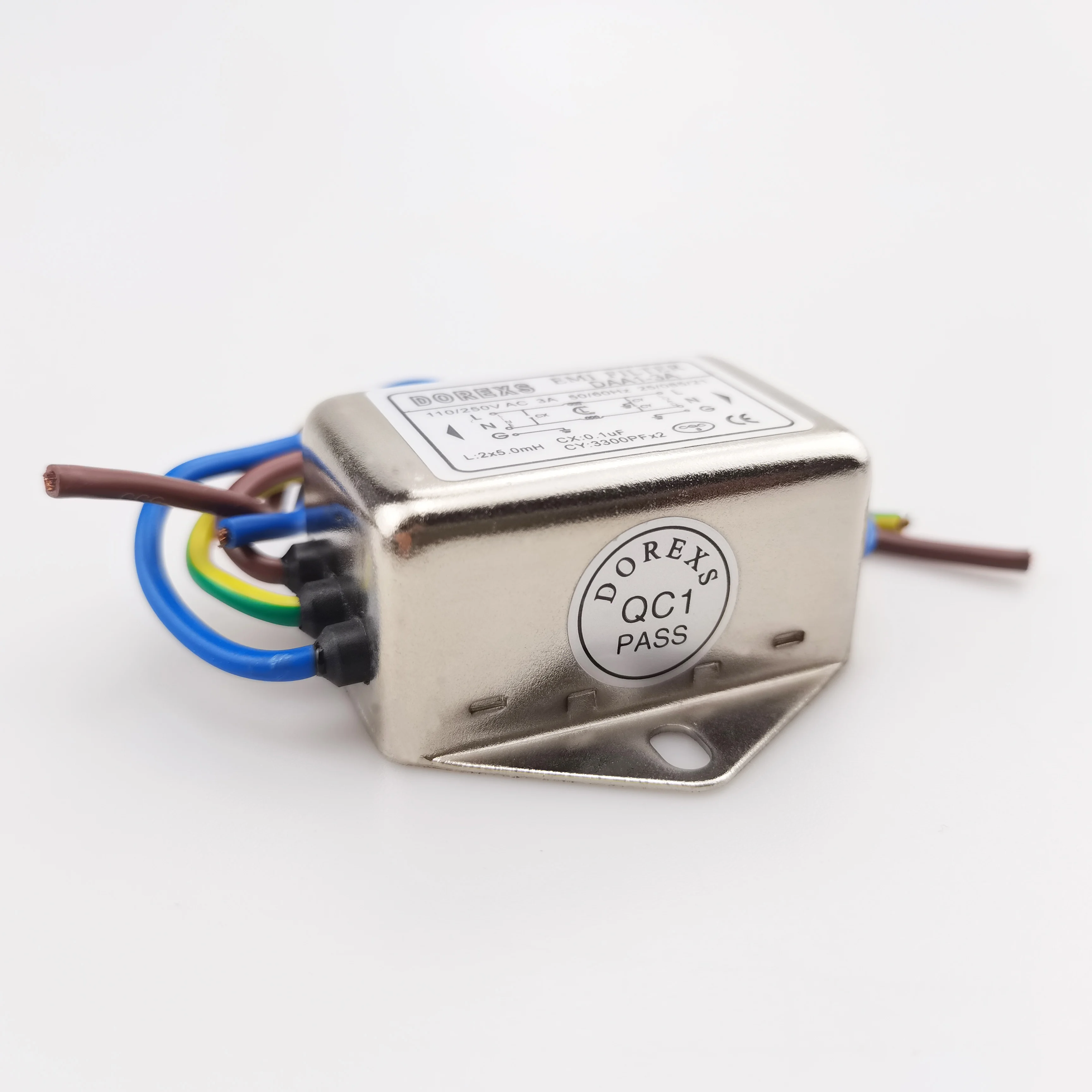  Подавитель шума силовой фильтр 220 В EMI 1A 3A 6A