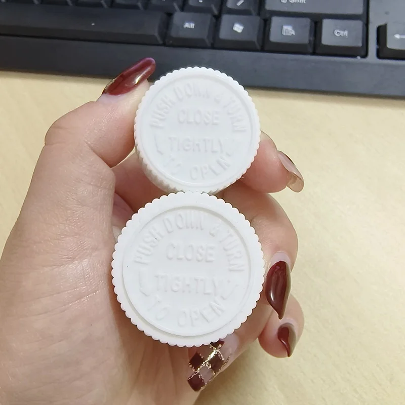 Hot Sale Child Safety Cap Twist Lock lids CRC Cap Medicine Bottle Screw Cap 20mm 24mm 28mm Plastic Bottle Health Product