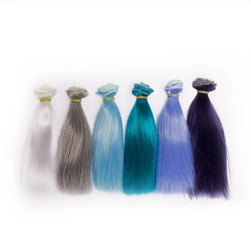 15 cm*100cm  Mohair like straight hair wig for1/3 doll wig  BJD / SD baby milk silk soft hair extensions hair doll wig