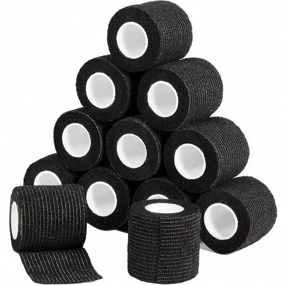 Hadiyah tattoo Custom Comfortable Muscle Strain Sprain Treatment Equine Animal First Aid Self-Adhesive Bandage Roll  5m*4.5cm