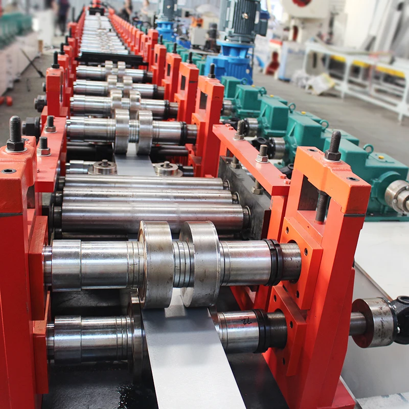 drywall u channel and metal studs steel roll steel C channel frame roll forming machine steel frame cu purlin machine