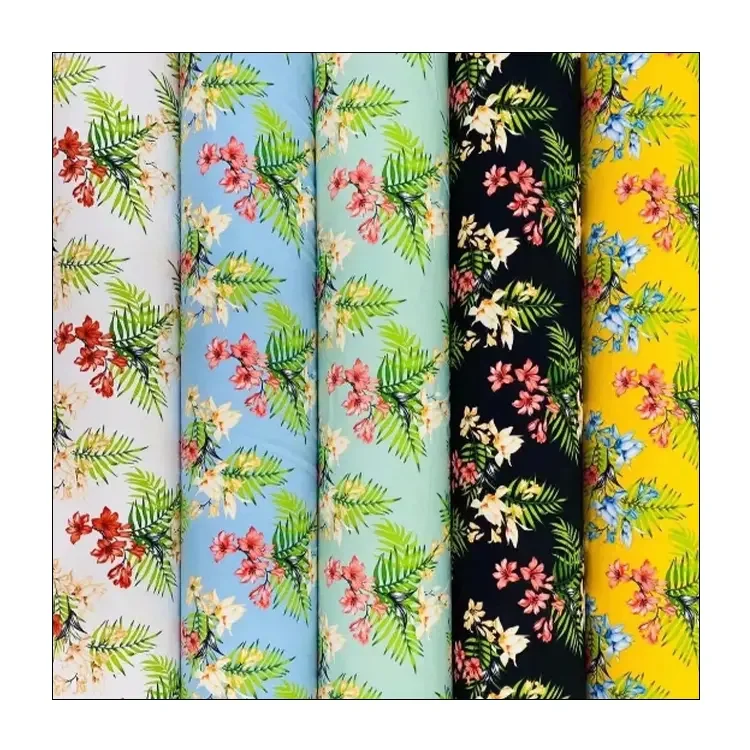 Custom Digital Printed DBP Double Brushed Polyester Fabric for Garment and Dress