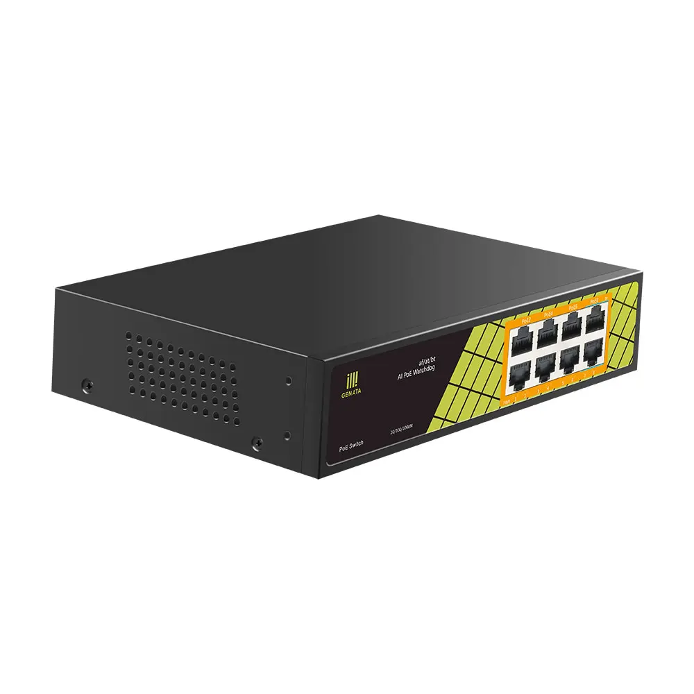 8 Port Gigabit Managed PoE network switch