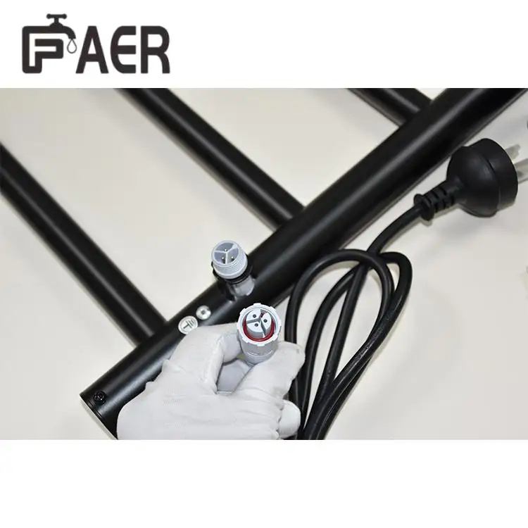 Traditional Design Fashion Wall Mounted 304 Stainless Steel  Ladder Electric Heated Towel Rail Towel Warmer