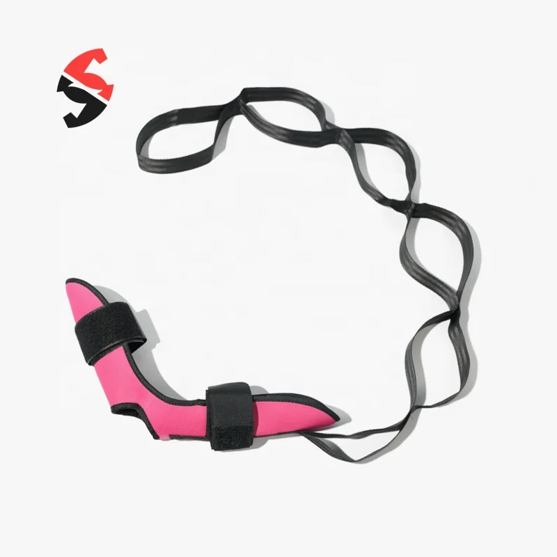 Best Quality Wholesale Price Ankle Foot Leg Calf Stretcher Strap With Segment Design For Plantar Fascia