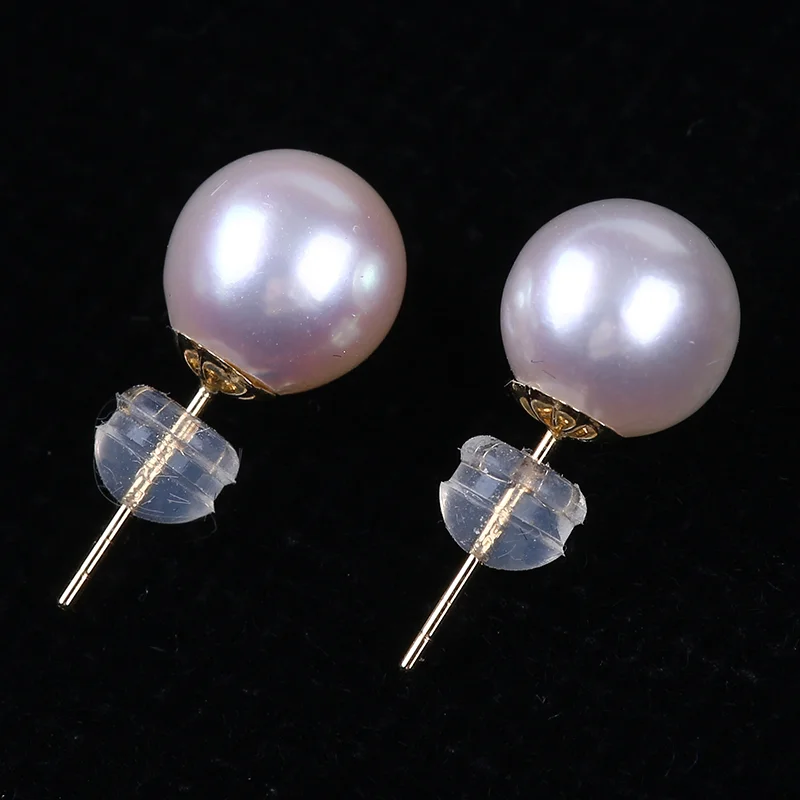 AAA 18K white south sea Akoya Pearl Earring