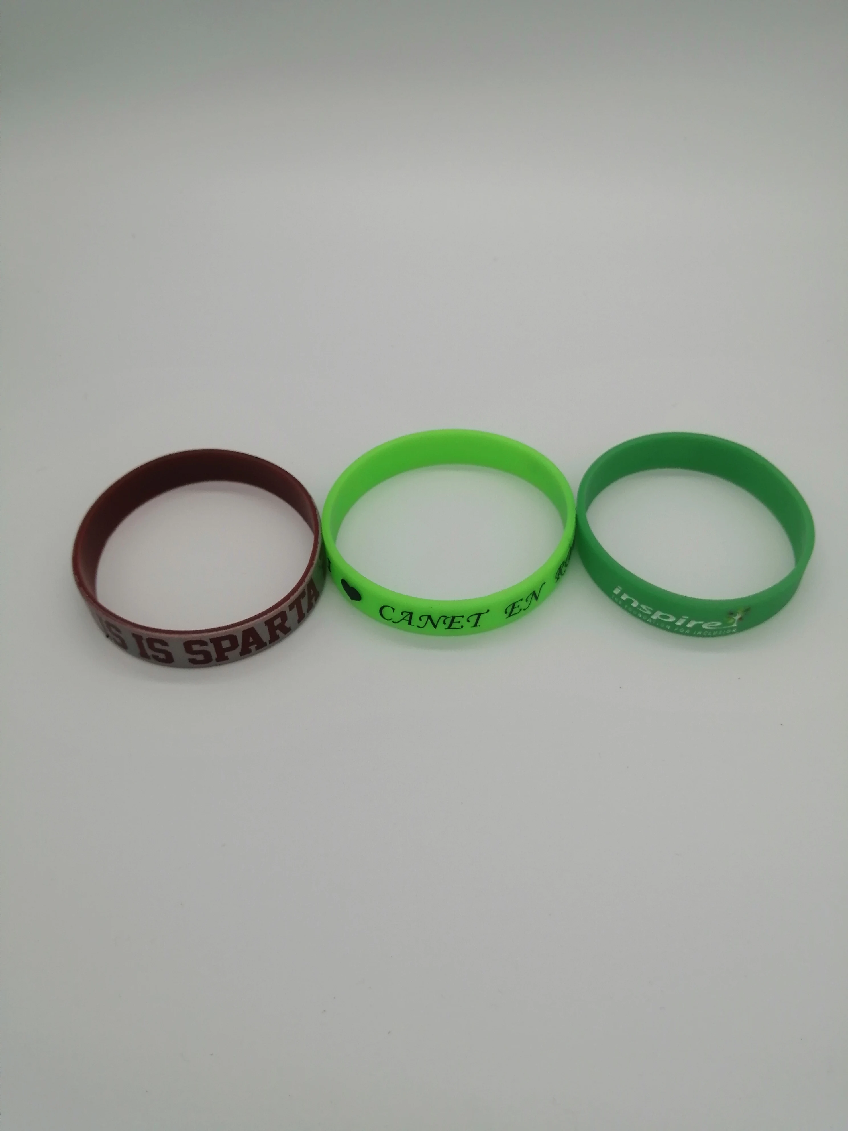 Рекламный резиновый браслет Персонализированный Силиконовый силиконовый на