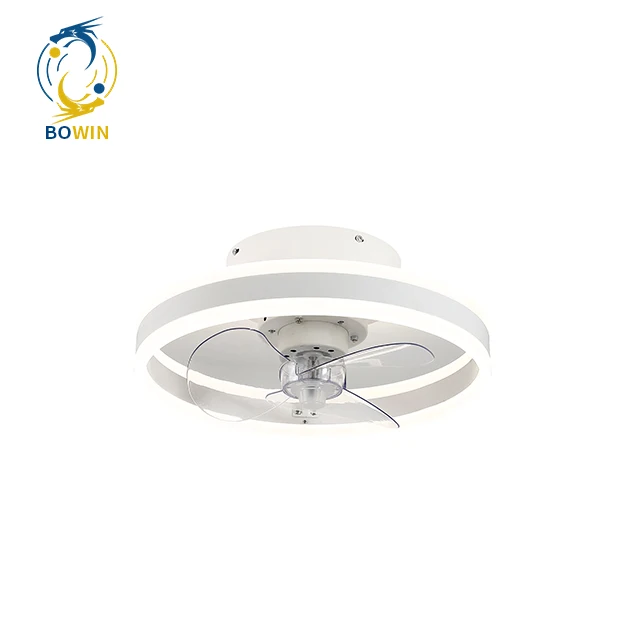 Led Ceiling Fan 500mm Bedroom Living Room Intelligent Remote Control Ceiling Fans 360 Degree Oscillation