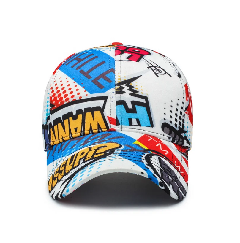 New Style  Custom Sublimation print  unisex Sports 6 Panel Sun Visor Cap