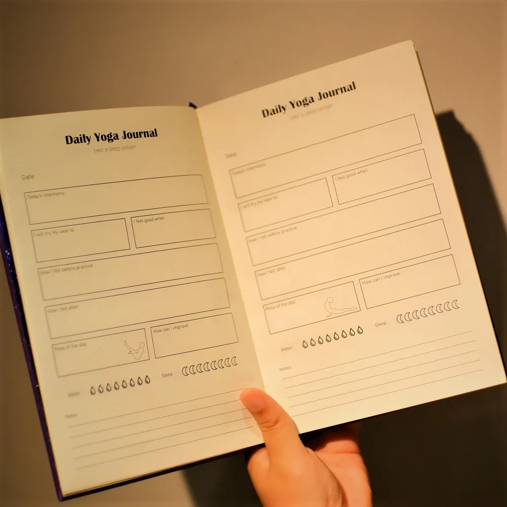 Lurxry Fashion Offoce Gift Purple Shiny Cover New Design Handmade Different Craft Nature Quartz Gemstones Yoga Notebook Journal