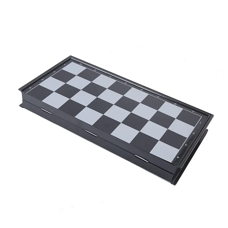 Luxury tournament Plastic chess sets with pieces weighted and king sets for kids With Chessboard Gold Silver Chess Set