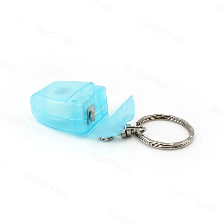 OEM Customized Eco Friendly Zero Waste Blue Keychain Nylon Tooth Shape Dental
