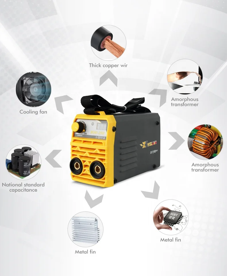 Factory Wholesale Mini High Frequency Single Phase Arc Welding Machine With Cheap Price