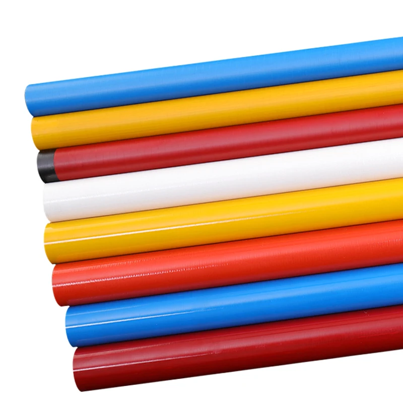 Wholesales 25mm fiberglass hollow tube for telescopic pole connected by V2 clamps
