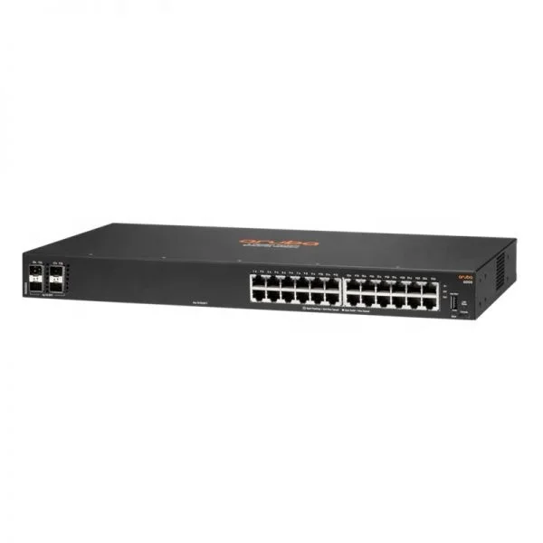 R8N88A Aruba 6000 48G PoE 4SFP 370W Switch   R8N88A