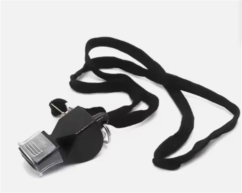 Plastic Football Soccer Sports Classic Whistle Fox Referee Emergency Exhaust Whistles With Lanyard