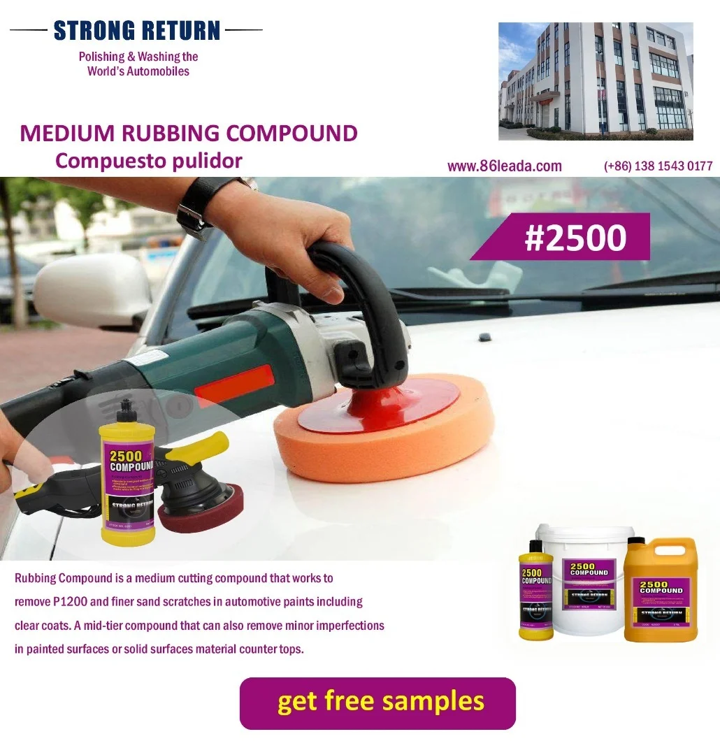 Medium Cut Polish fast cut polishing car medium rubbing cutting  polishing compound for car paint