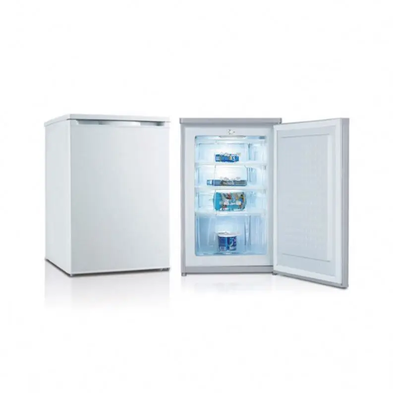 156L Manufactory Wholesale Solid Door No Frost Vertical Freezer Kitchen Fridge