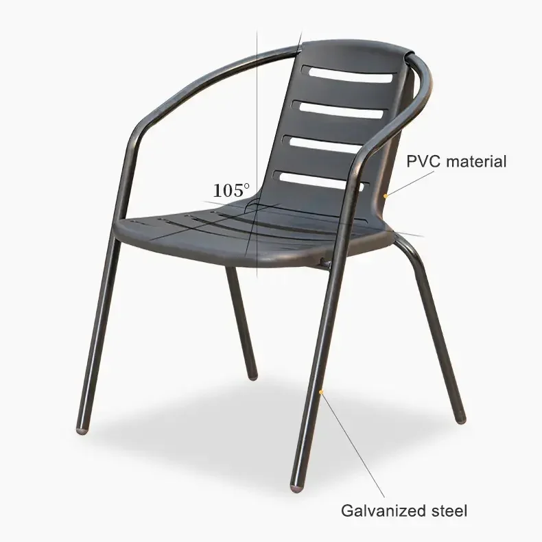Free Sample For Checking Quality Corona Garden Chair Unique Patent Mold Forming Dining Stacked Chair