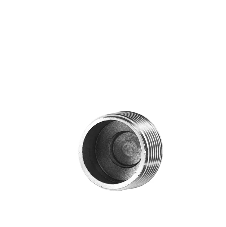 Water meter handling couplings Stainless steel fittings square caps threaded screws gi pipe